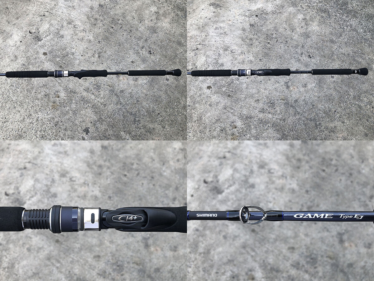 Shimano GAME Type EJ B60-5 คัน 2 ท่อนต่อโคนยาว 6 ฟุต Jig Wt: 350g , Line Max: PE5 , Drag Max: 8kg คั