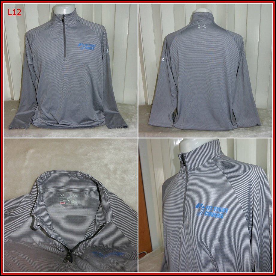 L12. Under Armour  ใส่ออกทริปกลางแจ้งตกปลา ชนิดเนื้อผ้าบางลื่นๆ ชนิดผ้าแห้งไว  Size L อก 45 นิ้ว / 3