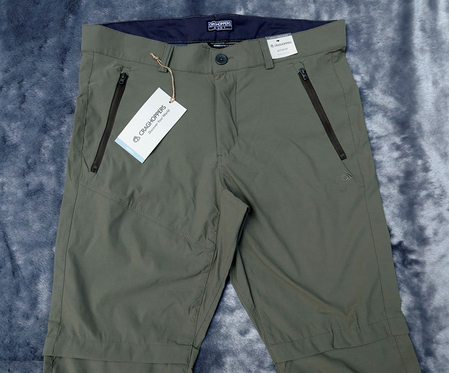 CRAGHOPPERS ACTIVE FIT upf 50+/w.33/35/37 กางเกงขายาวผ้าแห้งเร็วสวยใหม่ flash