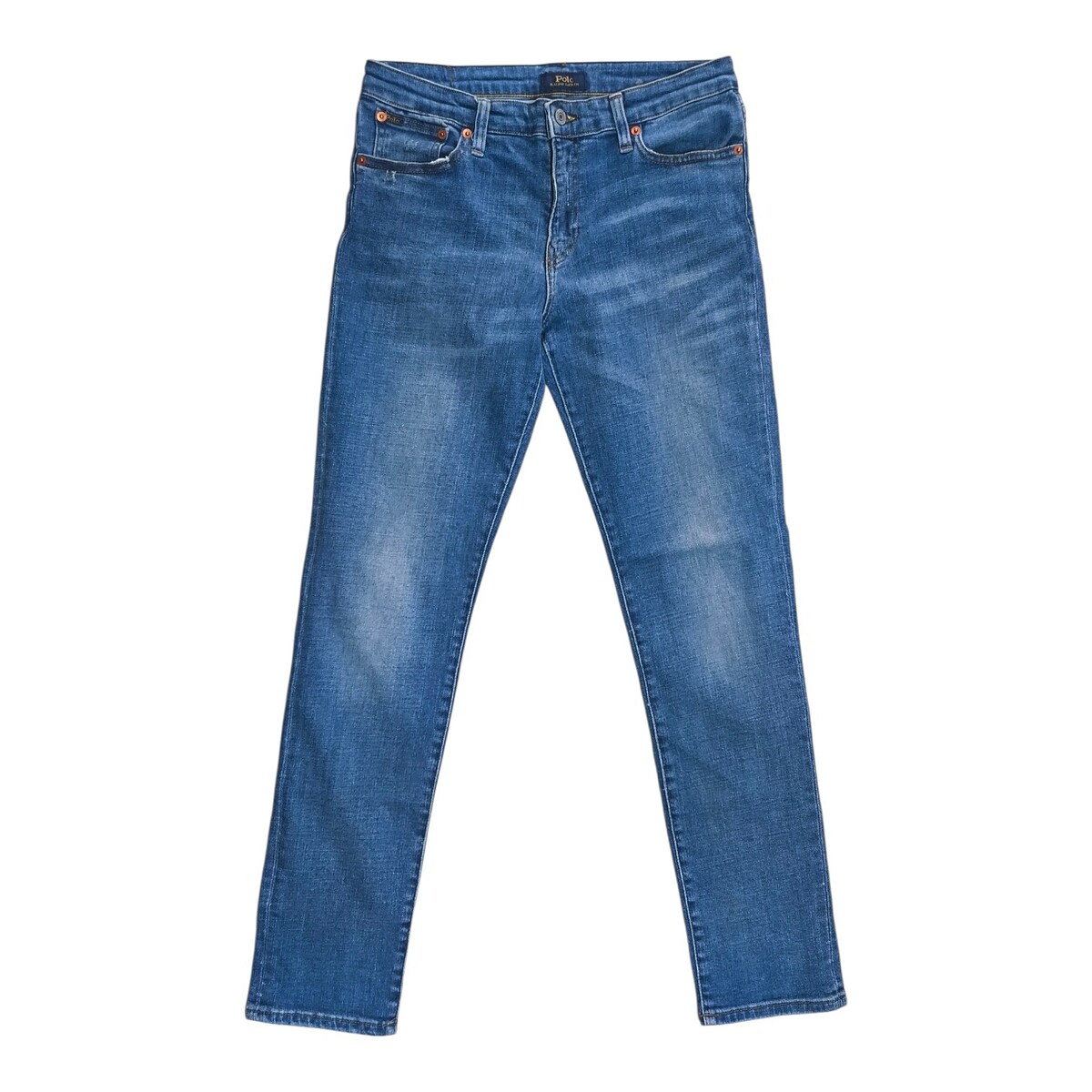 Polo Ralph Lauren ยีนส์ ทรงสลิ่มผ้ายืดหยุ่น เอว 30 นิ้ว