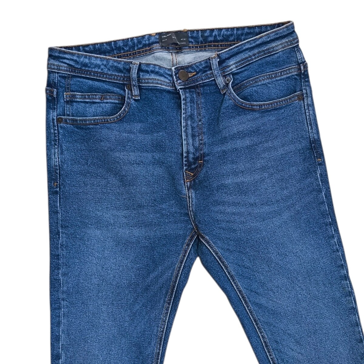 ZARA MAN ยีนส์ผ้าด้านยืดหยุ่น เอว 32นิ้วความยาว 39.5นิ้ว