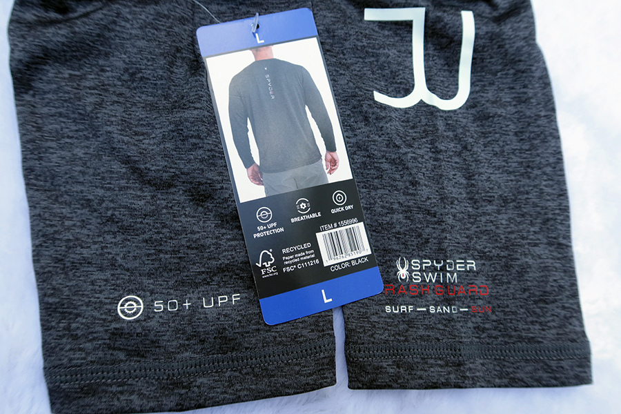 SPYDER RASH GUARD UPF 50+