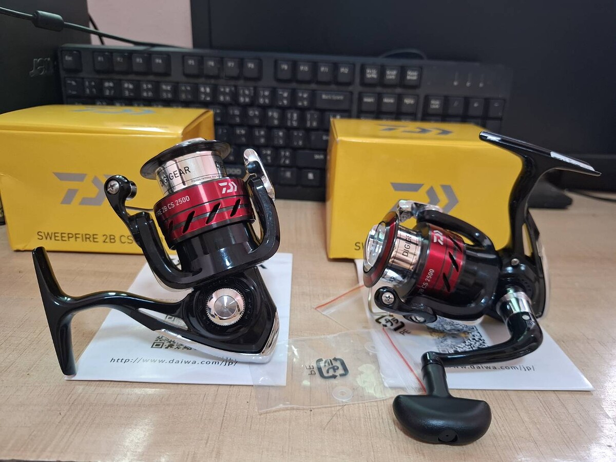 สปิน daiwa เบอร์2500 แพ็คคู่