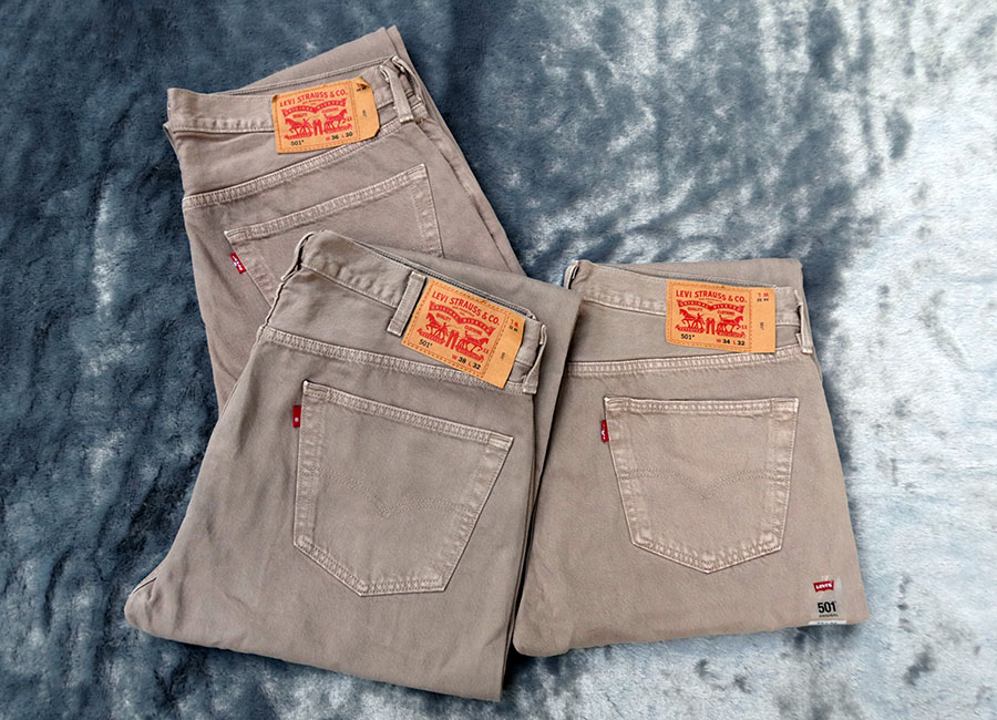 LEVI'S 501 /w.30/34/36/38/40 ยีนส์ขายาวทรงกระบอกสวยใหม่ลิขสิทธิ์ของแท้