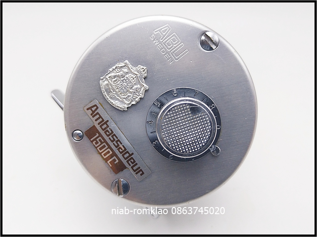 [b][q]Abu 1500C ปี1978 ระบบเฟืองติ๊ก มีรอยบ้างยังโดยรวมยังดูแจ่มๆ  ขาดอพลาสติกสีดำครอบเฟืองตัวเกลี่ย