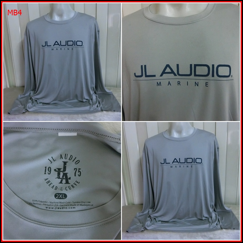 MB4. เสื้อตกปลา  AUDIO MARINE  ใส่ออกทริปกลางแจ้งตกปลา ชนิดเนื้อผ้าบางลื่นๆ ชนิดผ้าแห้งไว  Size 2XL 