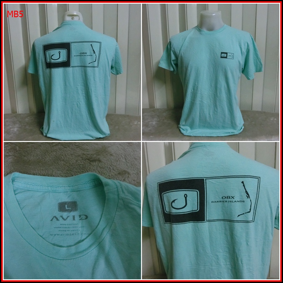 MB5. เสื้อตกปลา  AVID  ใส่ออกทริปกลางแจ้งตกปลา   Size M อก 42 นิ้ว / 27 นิ้ว 160-