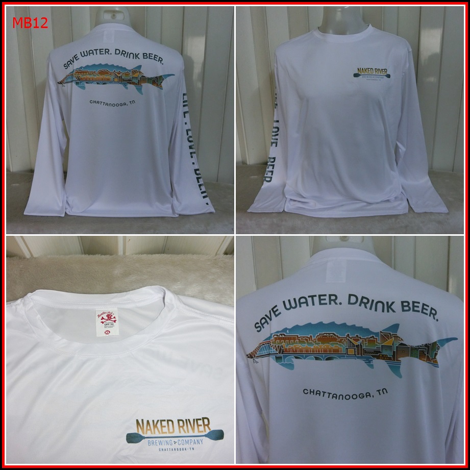 MB12.เสื้อตกปลา REATTLIN JACK Performance Fishing UPF50+ สภาพใหม ใส่ออกทริปกลางแจ้งตกปลา ชนิดเนื้อผ้