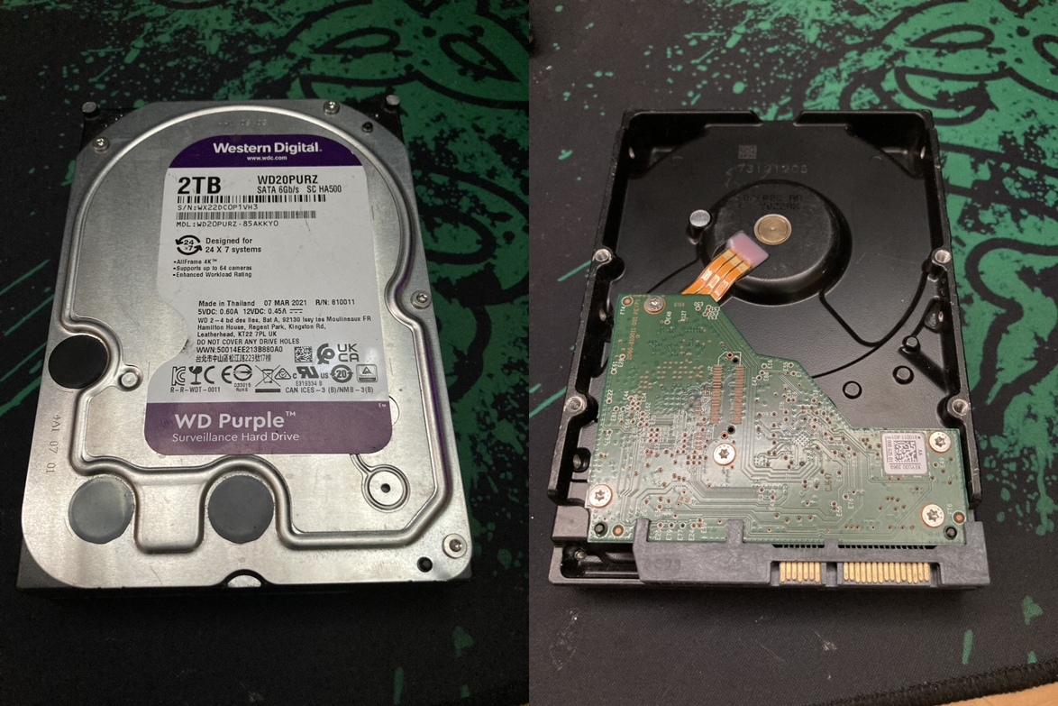 WD Purple 2TB 3.5