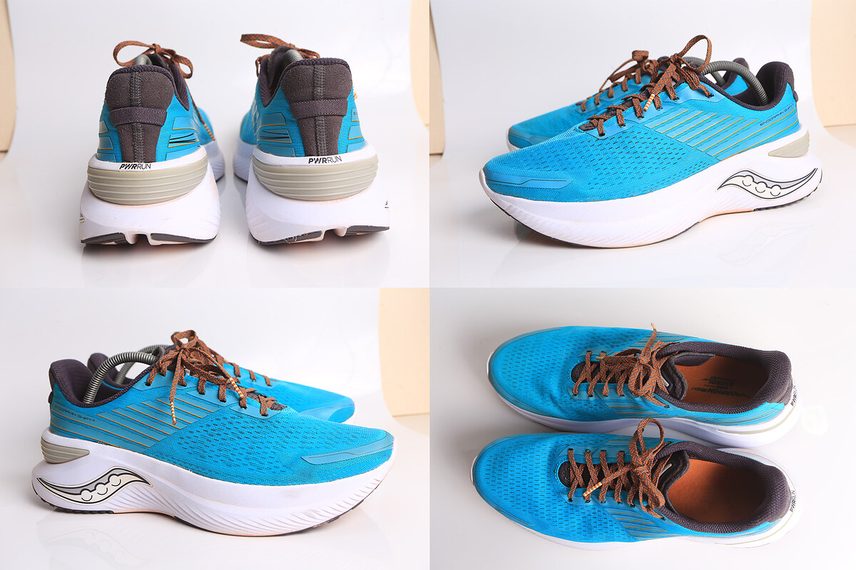 รองเท้า Saucony Endorphin Shift 3  สินค้าผ่านการใช้งานแล้วสภาพดี 90% พื้นมีร่องรอยการใช้งาน สภาพยังใ
