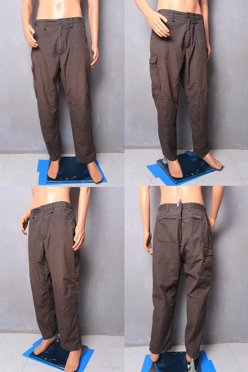 6. กางเกงขายาว Men's Outdoor CHAGHOPPERS Solarsheld Size L 36"
 
สีเทาเข้ม (ขนาดวัดจริง) เอวกว้าง 