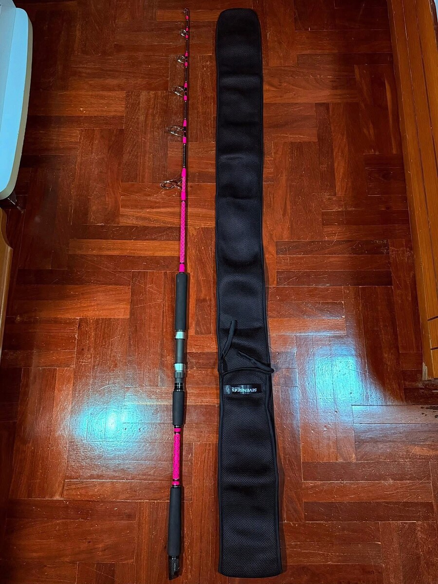 Vายคันบิ้วสปิน Jigging Master Super Tornado Color Pink PE 4-8 สภาพของใหม่ 100% 