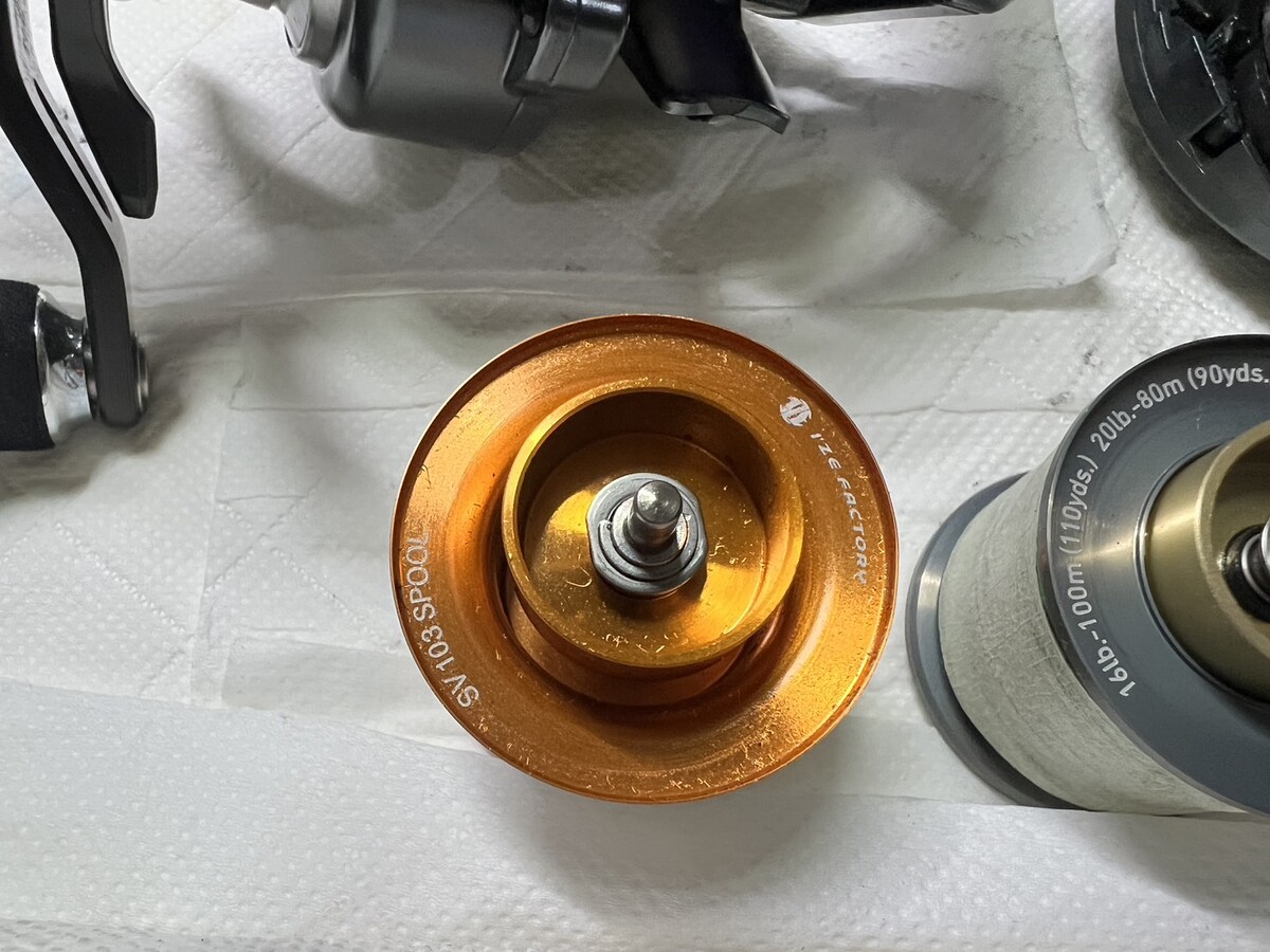 ขาย IZE Factory SV spool สีส้ม สภาพสวย ใส่ Daiwa Steez TW (ไม่รวมสายนะครับ)