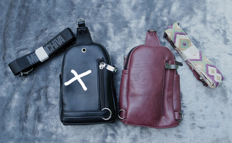 MILANCHIVA /leather crossbody sling bag
