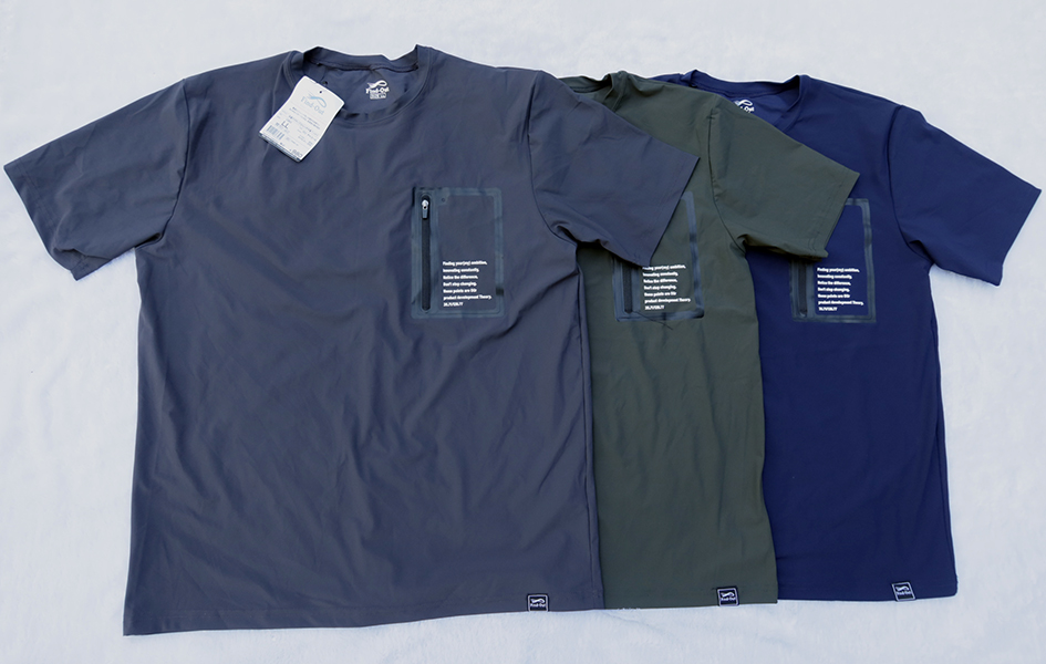 Find-Out /M/L/LL 40/42/44 เสื้อยืดแขนสั้นสวยใหม่ 4 สีสวยจากญี่ปุ่น รวมส่ง Flash