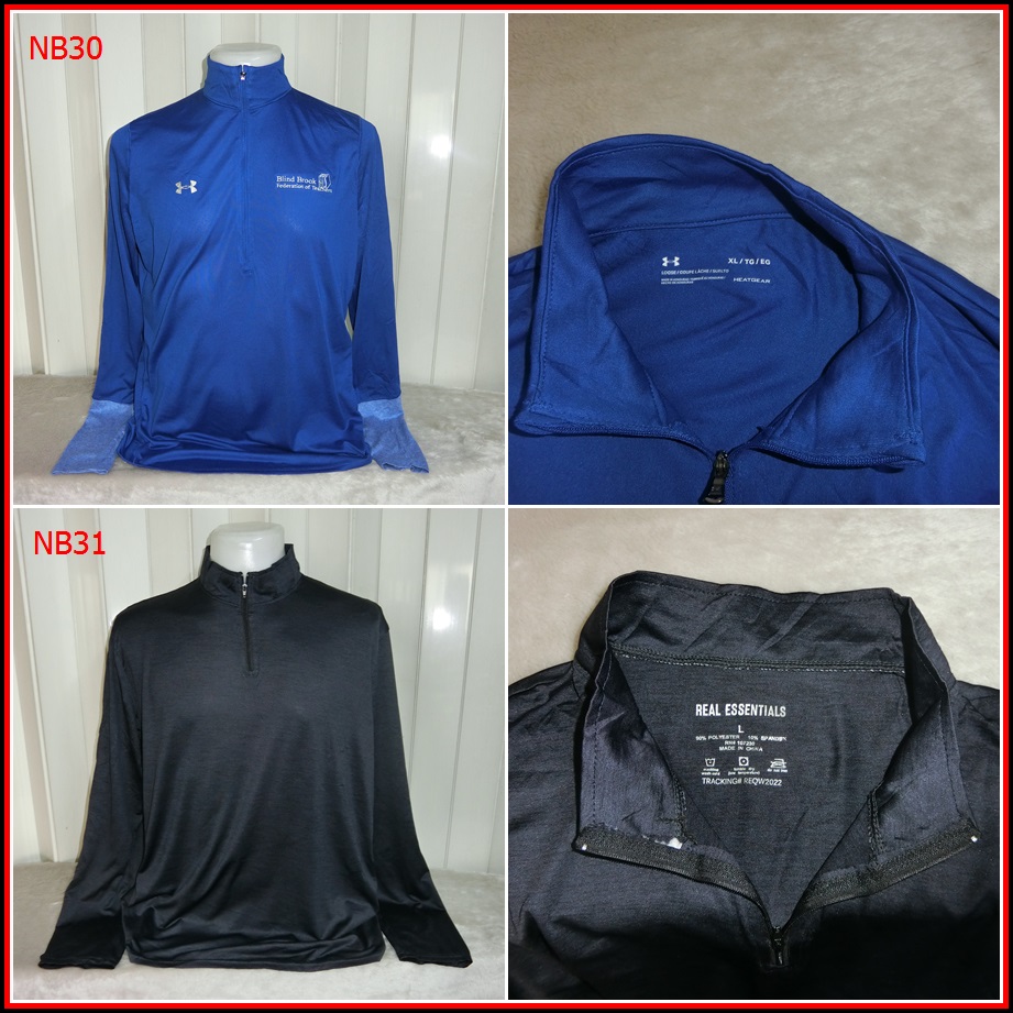 NB30. UNDER ARMOUR  ใส่ออกทริปกลางแจ้งตกปลา ชนิดเนื้อผ้าบางลื่นๆ ชนิดผ้าแห้งไว  Size L อก 45 นิ้ว / 