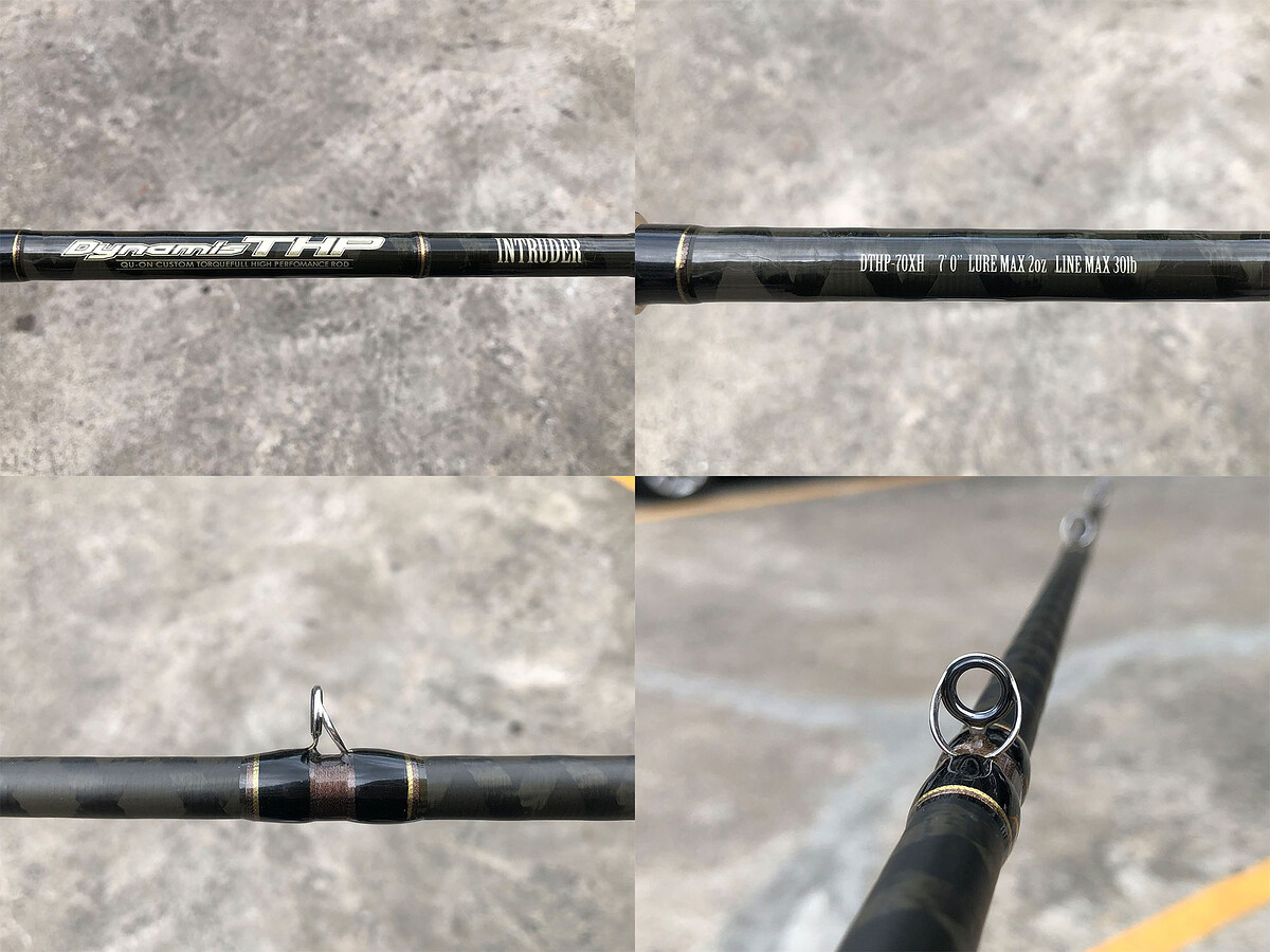 Jackson Dynamis DTHP-70XH คัน 1ท่อนยาว 7 ฟุต Lure Max: 2oz , Line Max: 30lb แบลงค์คันสวยริ้วรอยผิวบา