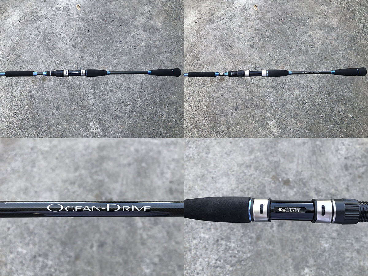 G-Craft Ocean-Drive JSS-642GJ-L คัน 2 ท่อนต่อโคนยาว 6'4" Lure Wt: 100g (Best Wt:60g) , line Max: PE1