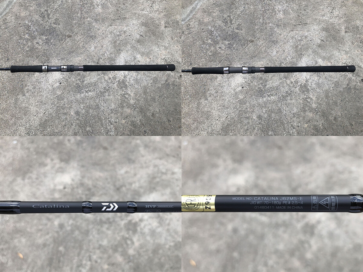 Daiwa Catalina J62MS คัน 1 ท่อนยาว 6'2" Jig Wt: 70-180g , Line Wt: PE 2.5-4 แบลงค์คันสวยริ้วรอยน้อยม
