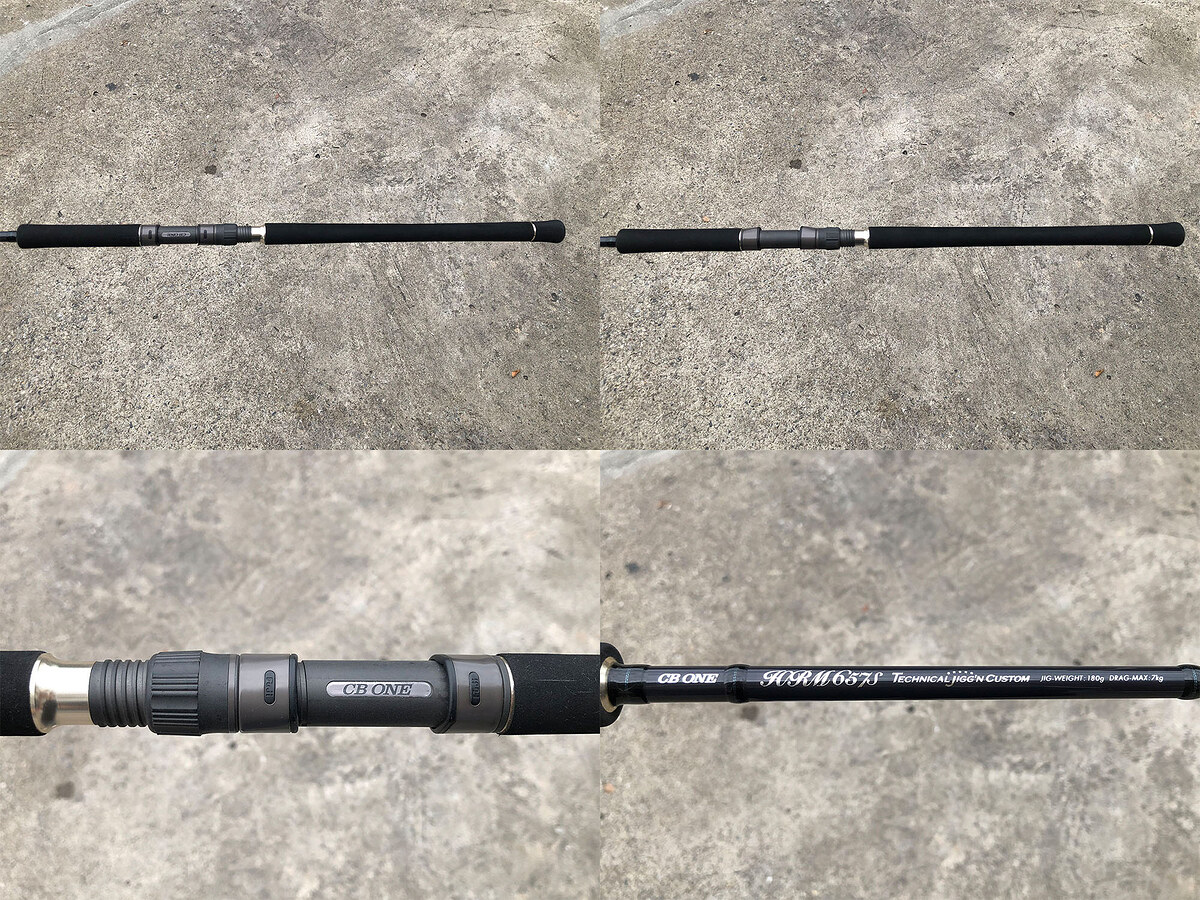 CB ONE HRM657S คัน 1 ท่อนยาว 6'5" Jig Wt: 180g , Drag Max: 7 kg แบลงค์คันสวยริ้วรอยผิวบางๆ เล็กน้อย 
