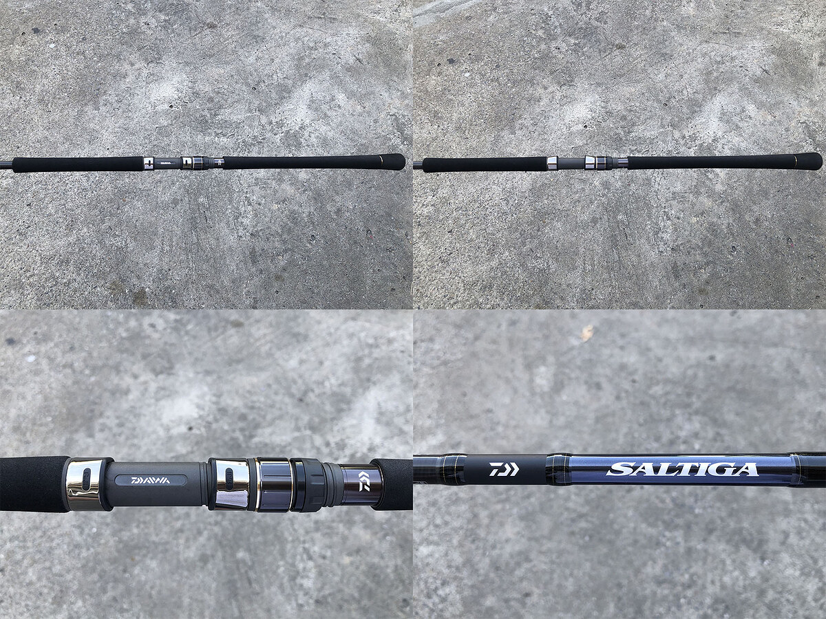 Daiwa SALTIGA CASTING C 82-4 คัน 2 ท่อนต่อโคนยาว 8'2" Line Wt: Max PE 4 , Cast Wt: Max 80g คันสวยริ้