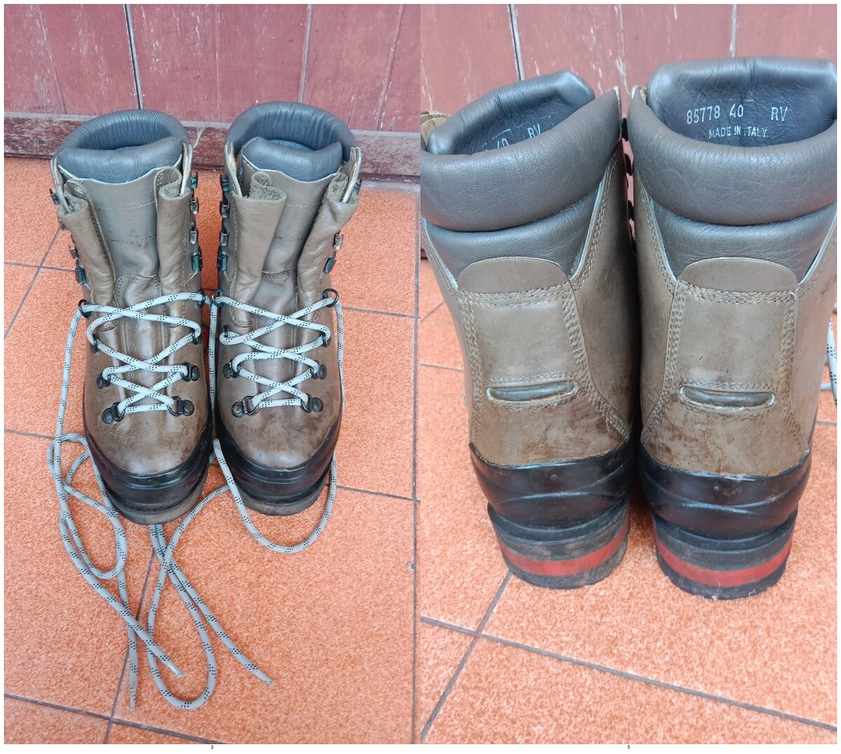 รองเท้าเดินป่าscrpa made in italy เบอร์40