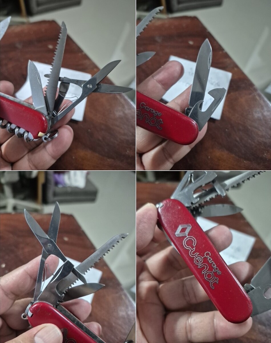 ❌ปิด❌️️️️.Victorinox Huntsman  หนาสี่ชั้น เลื่อยคม
มีคมสวย พกใช้งานคุ้มๆ
 ถึงมือท่าน