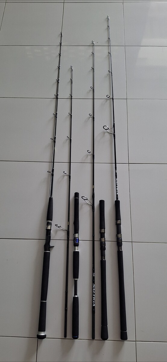 คันdaiwa saltigaงานจิ๊ก-แคสอินทรีย์ 4คันครับ