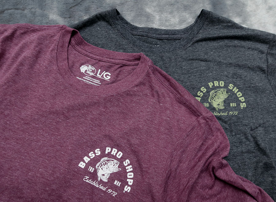 Bass Pro Shops /42/46/50/54 เสื้อยืดแขนยาว 2 สีสวยใหม่แท้ รวมส่ง Flash