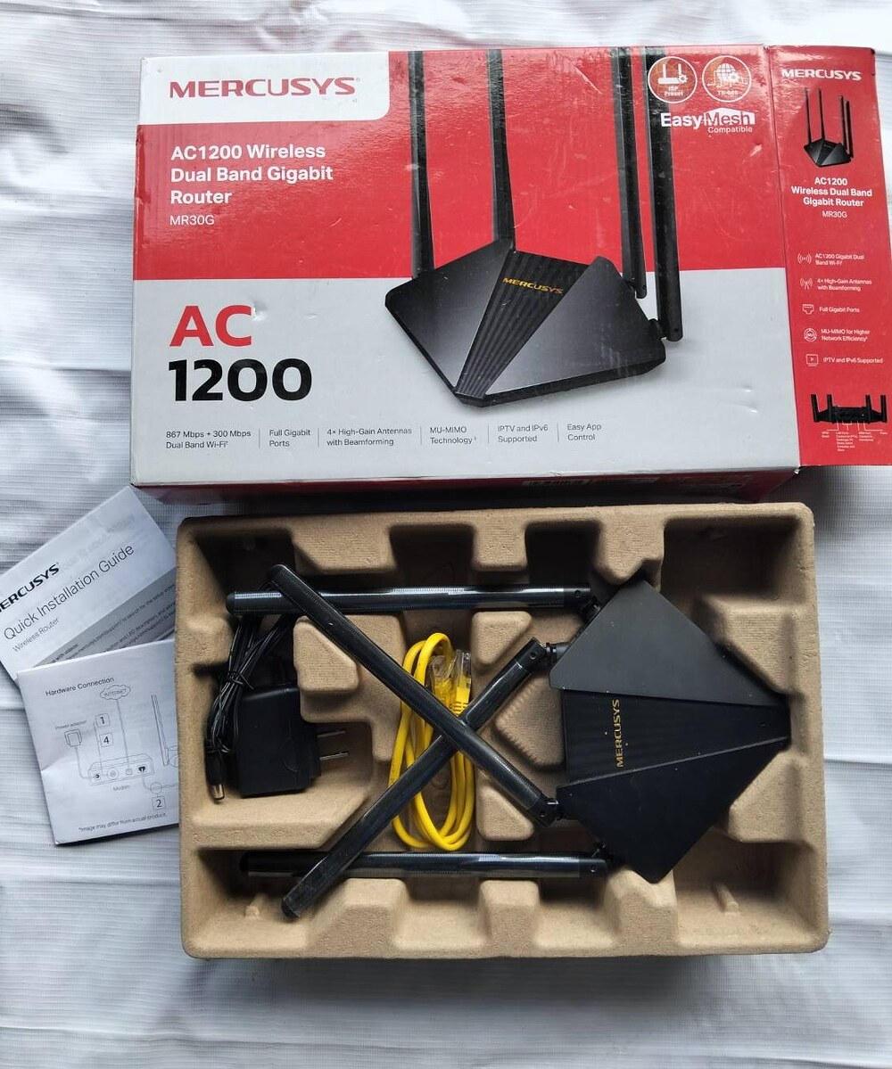 Mercusys AC1200 Gigabit WiFi 2.4 + 5 G