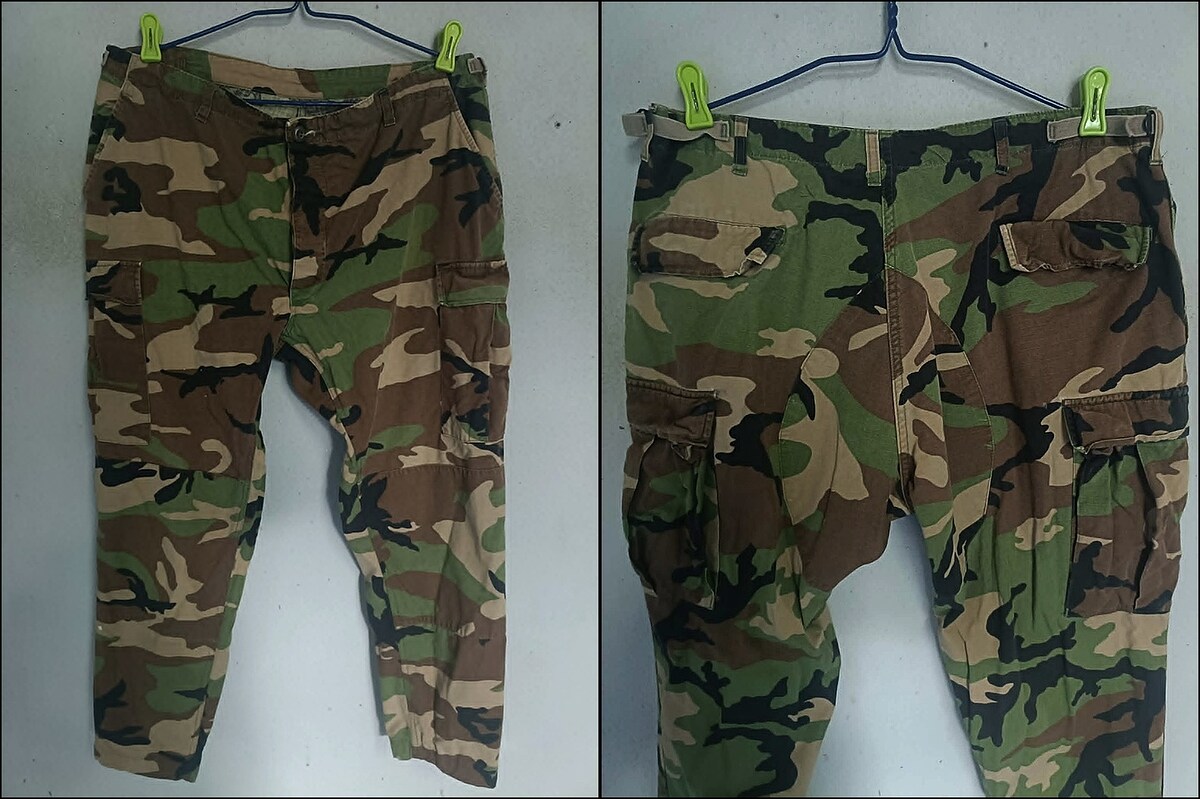 กางเกงทหาร พราง WOODLAND   Size : 38-41  นิ้ว