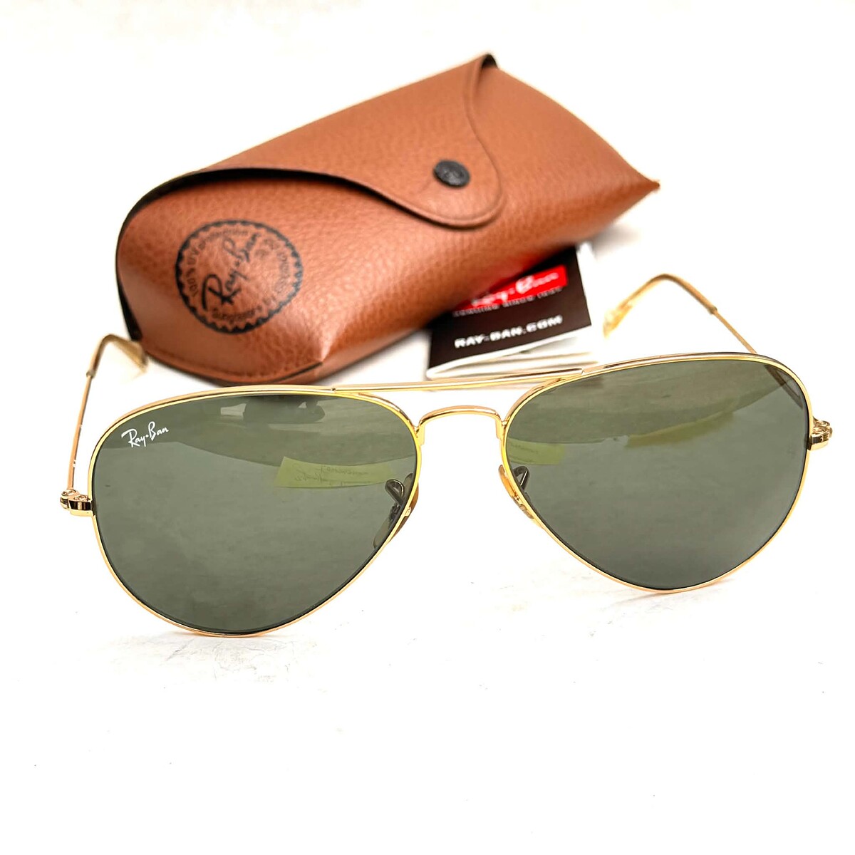 Ray Ban RB aviator original rb3025 เลนท์G15 size58