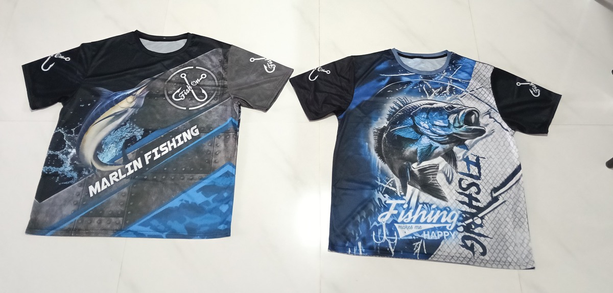 เสื้อลายปลา 2 ตัว
