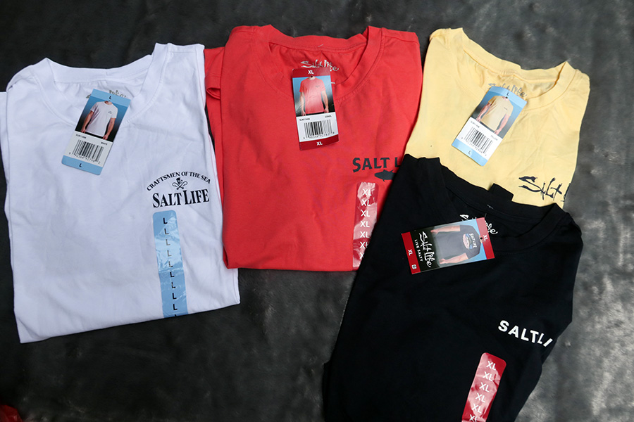 SALT LIFE /L/XL เสื้อยืดแขนสั้นสวยสกรีนสวยเท่ใหม่จากอเมริกา ราคารวมส่ง Flash