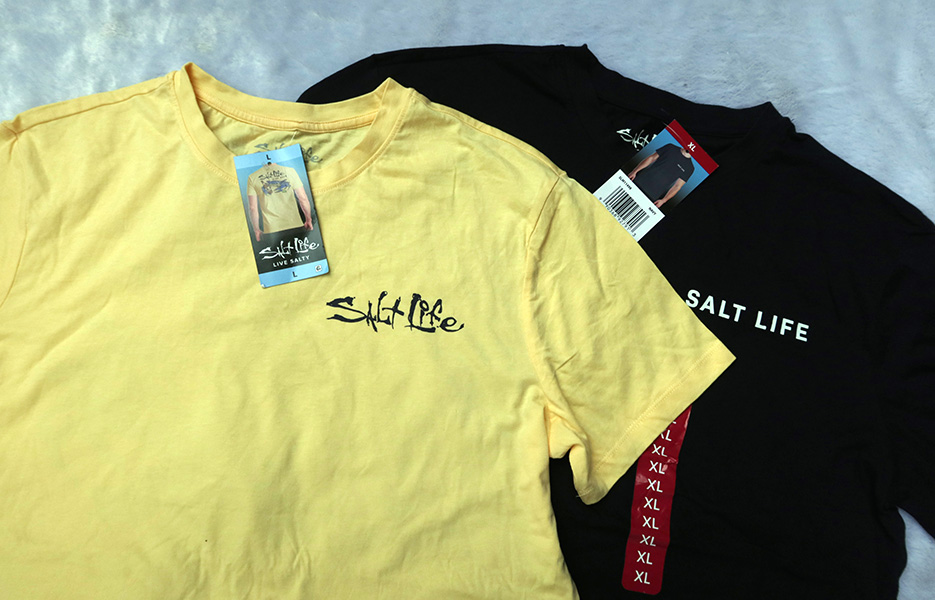 SALT LIFE /40/42/44/50 เสื้อยืดแขนสั้นสวยสกรีนสวยเท่ใหม่จากอเมริกา รวมส่ง Flash
