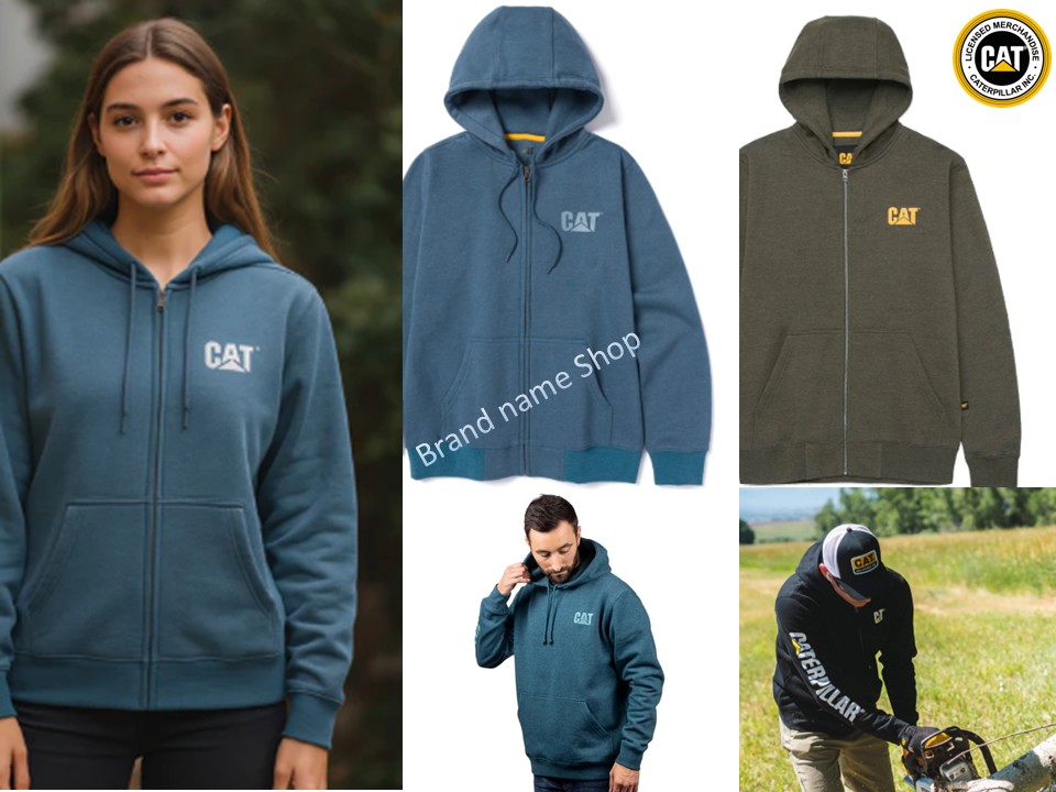sale 450 รอบอก 45/51/53” เสื้อฮู้ด Caterpillar Hoodie 