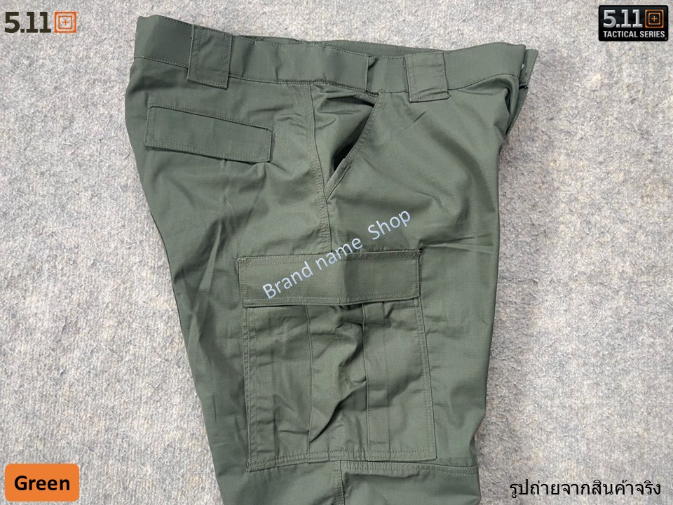 เอว 39-43”กางเกงขายาว Tactical  5.11 RIP STOP TDU Pant งานหลุดโรงงาน (GREEN)