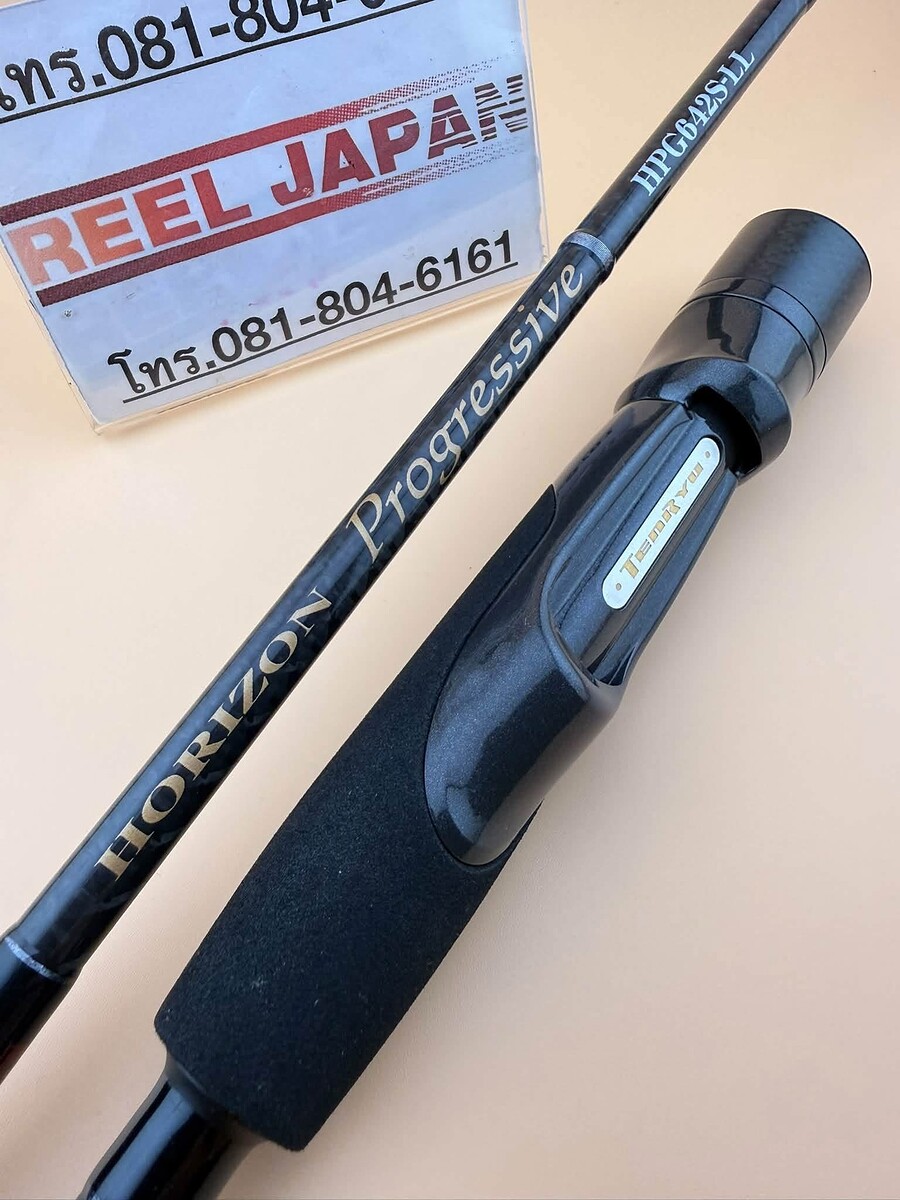 สปิน PE1.5 : Tenryu Horizon Progressive 642S-LL Jig max 100g
