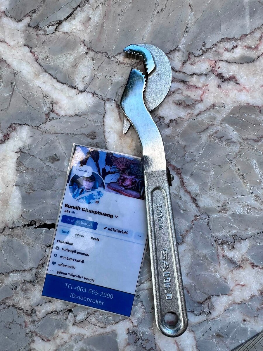 ประแจอเนกประสงค์ SANKI 200mm Self-Gripping Wrench  