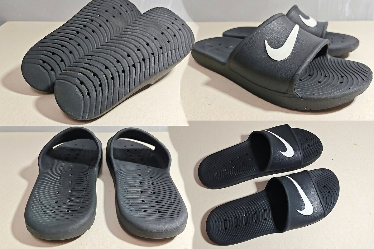 3. รองเท้าแตะลำลอง Nike Kawa Shower Slide 832528-001 สีดำ Size