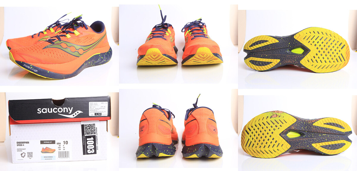 5.รองเท้าวิ่ง Saucony Mnen's ENDORPHIN SPEED4 Size US10 / EUR44 / CM28  รอ