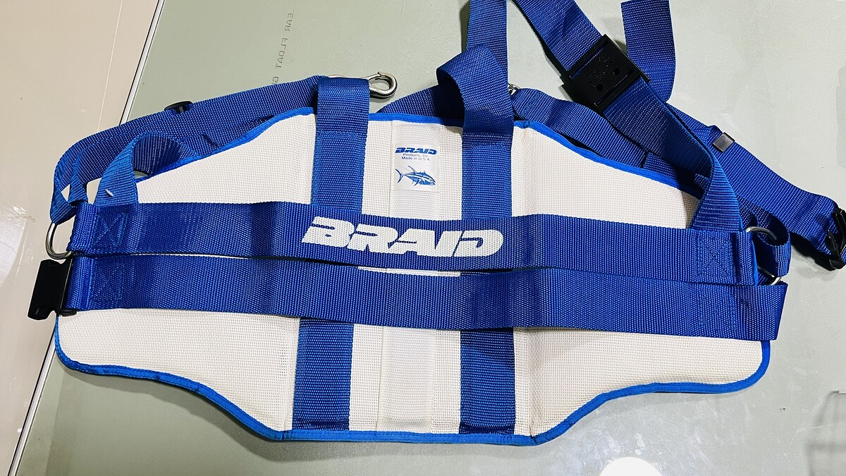 ↗↗↗ สายรัดตัวตัวประคองตัว สู้ปลา ใหญ่ Braid Fighting Harness ↙↙↙