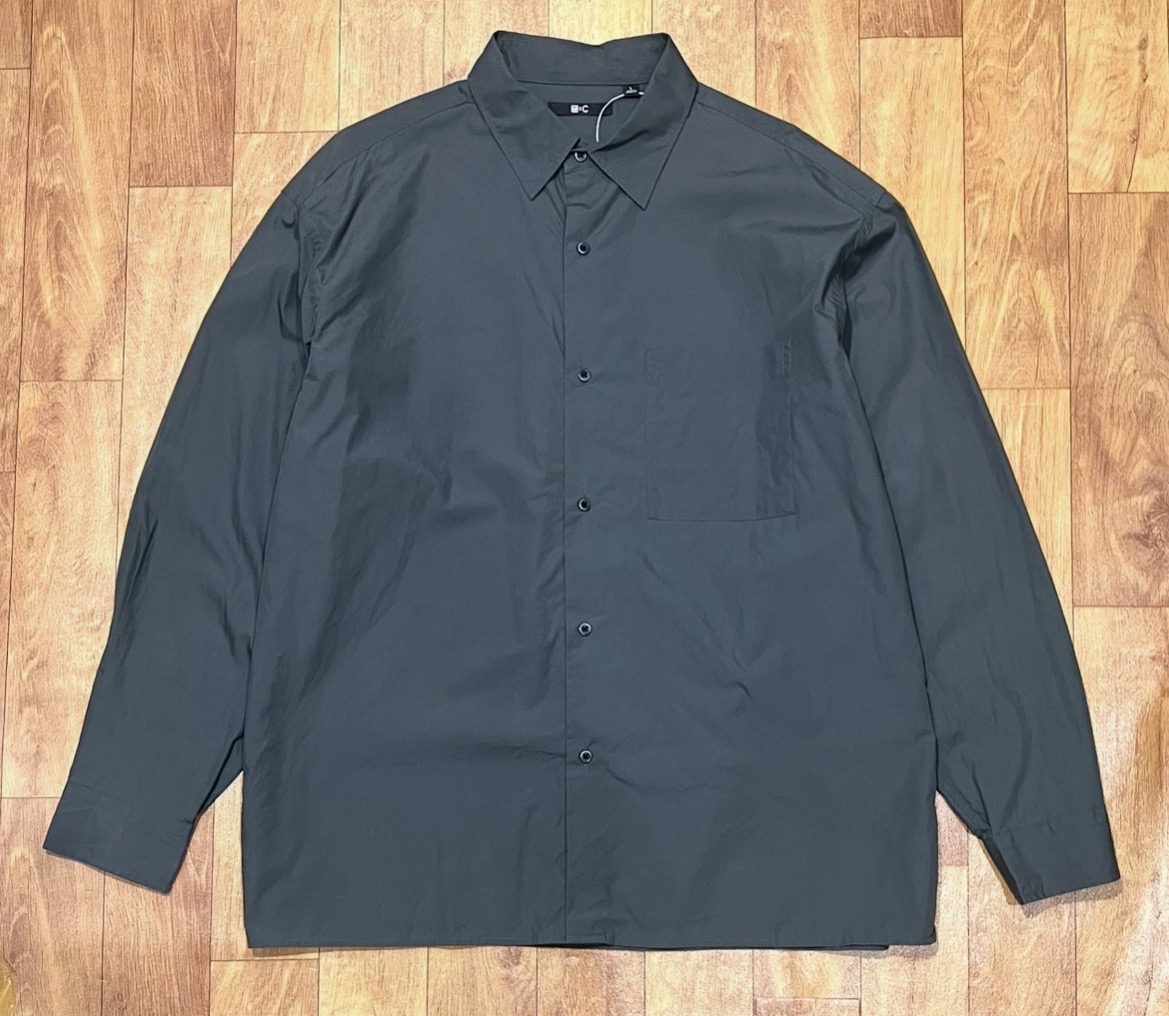 >>>เสื้อเชิ้ต UNIQLO : C BROADCLOTH OVERSIZE SHIRT<<<