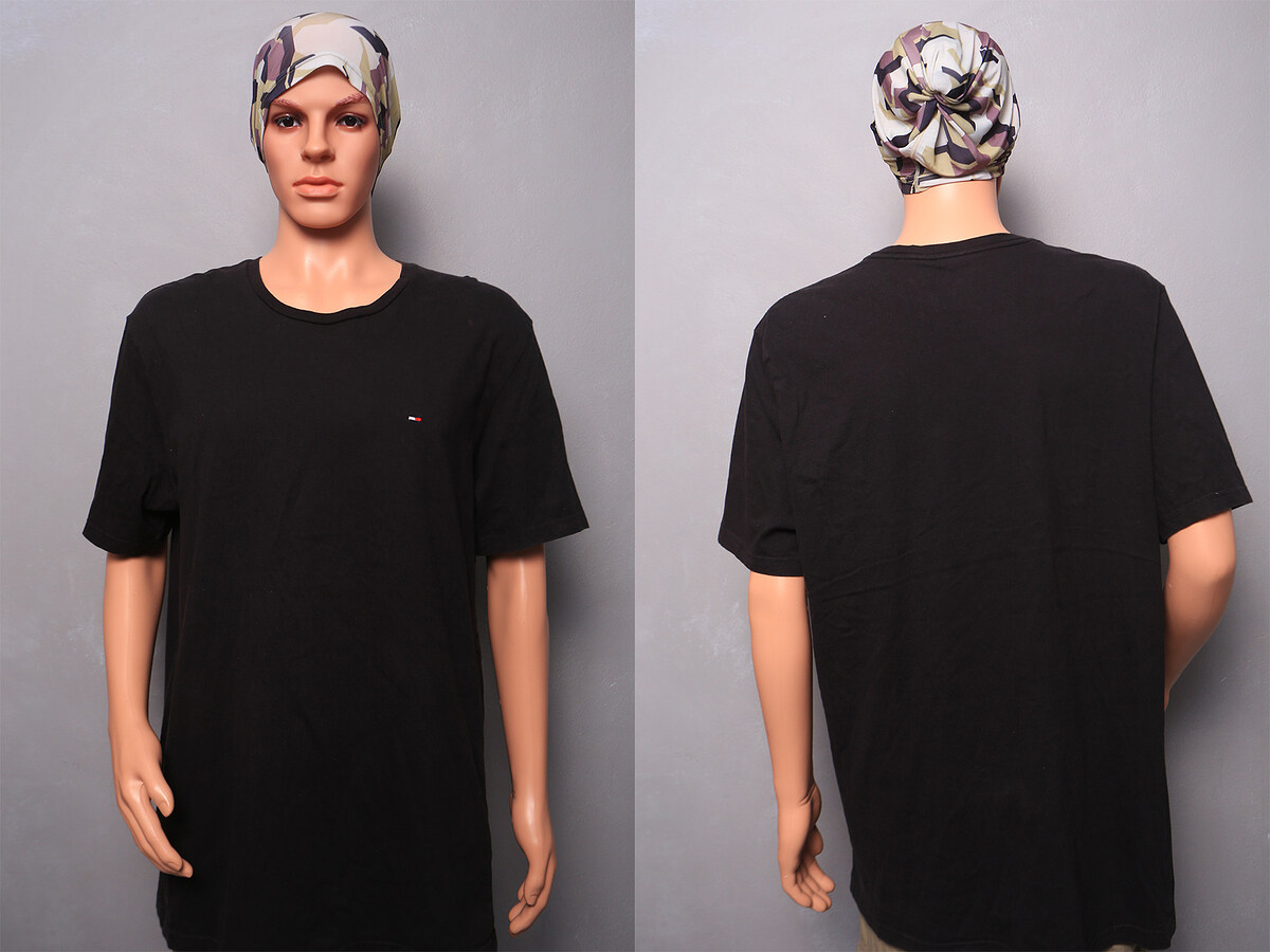 7. เสื้อยืดแขนสั้น Men's TOMMY HILFIGER 100% Cotton Size XL/TG

ส�