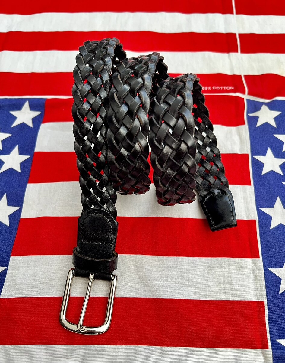Leather Mesh Belt