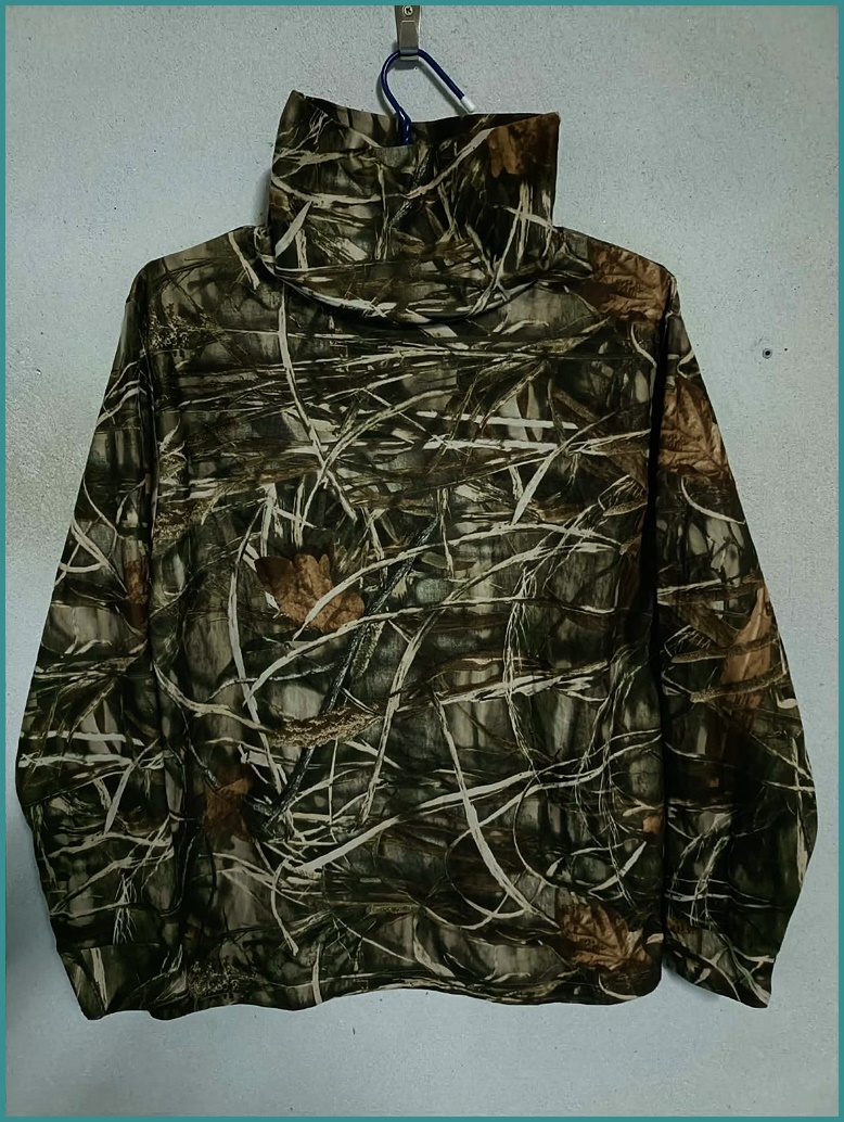 เสื้อพรางต้นไม้ คอเต่า    SIZE : รอบ-อก : 46 นิ้ว 