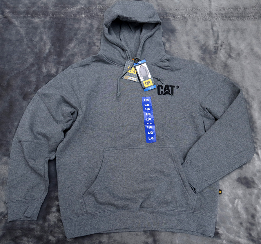 CATERPILLAR SYSTEM /L/XL /50/54 เสื้อคลุมมีฮูดกันหนาว 2 สีสวยใหม่ รวมส่ง Flash