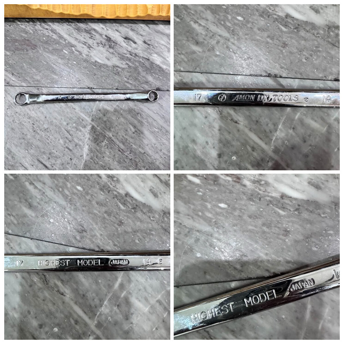 4.AMON DX TOOLS ประแจแหวน 14×17 mm JAPAN

ประแจแหวนสองหัวแบบ Offset หัว 12 Point

ขนาด 14 และ 17