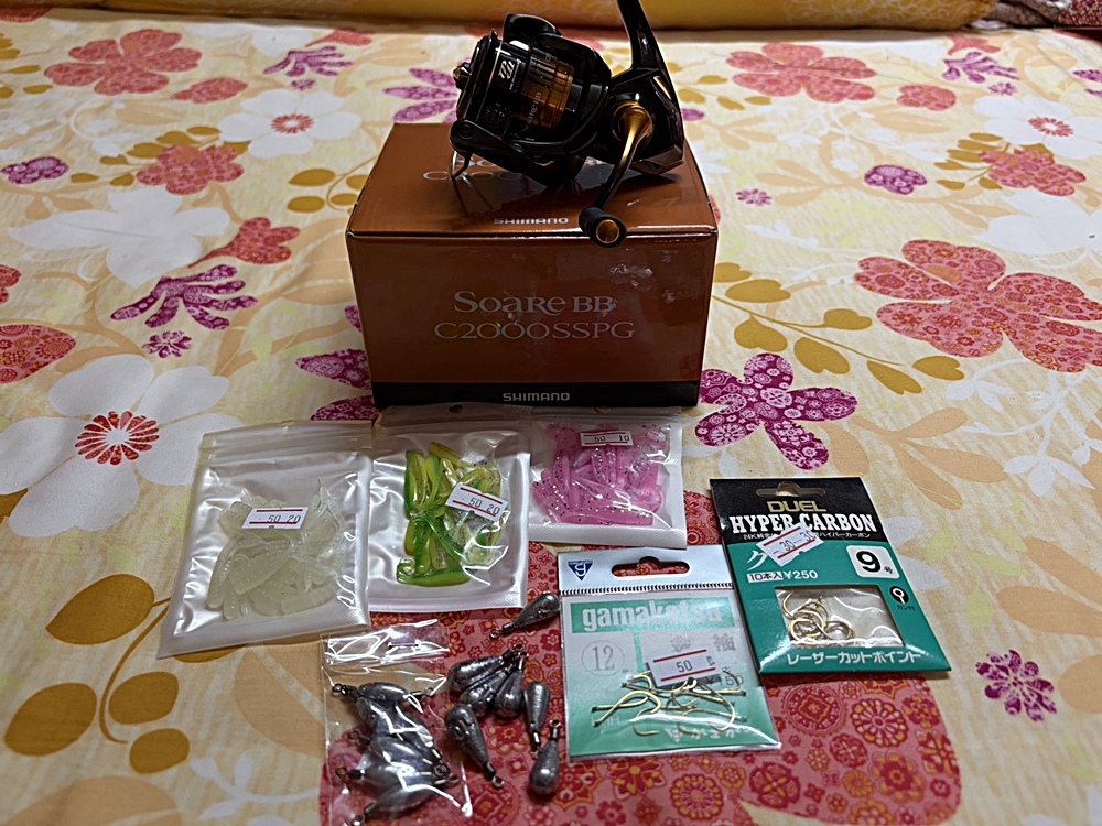 Shimano Soarae 2000sspg & PE 3 daiwa