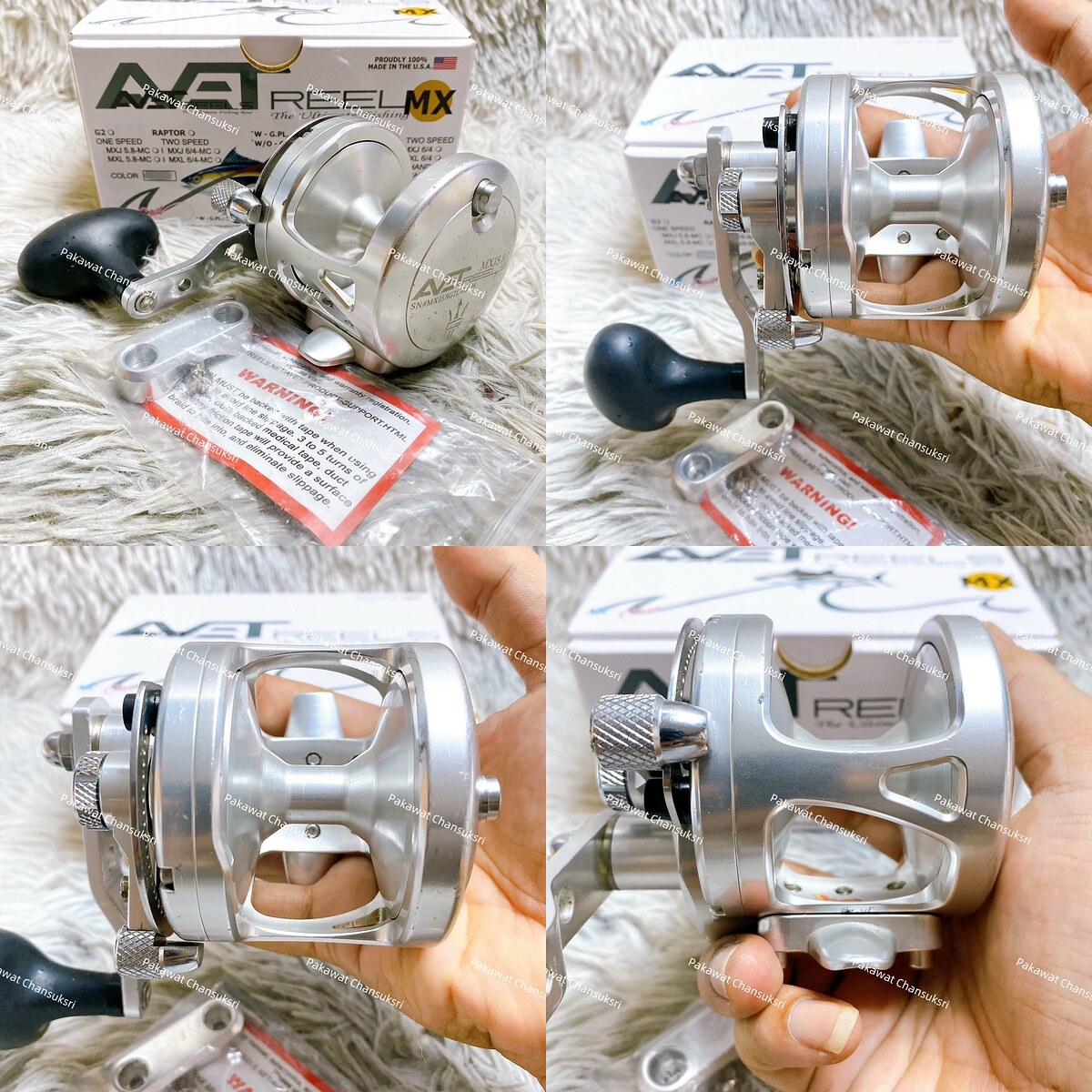 Avet MXJ 5.8 G2L (ซ้าย)
รอกสภาพยังพอสวย มีริ้วร
